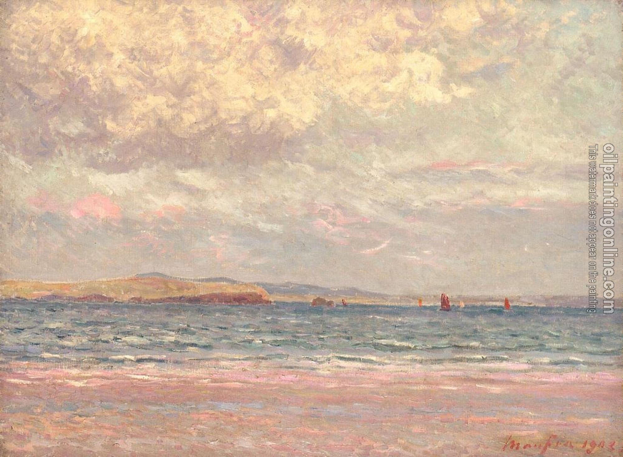 Maufra, Maxime - Evening, Margat Beach